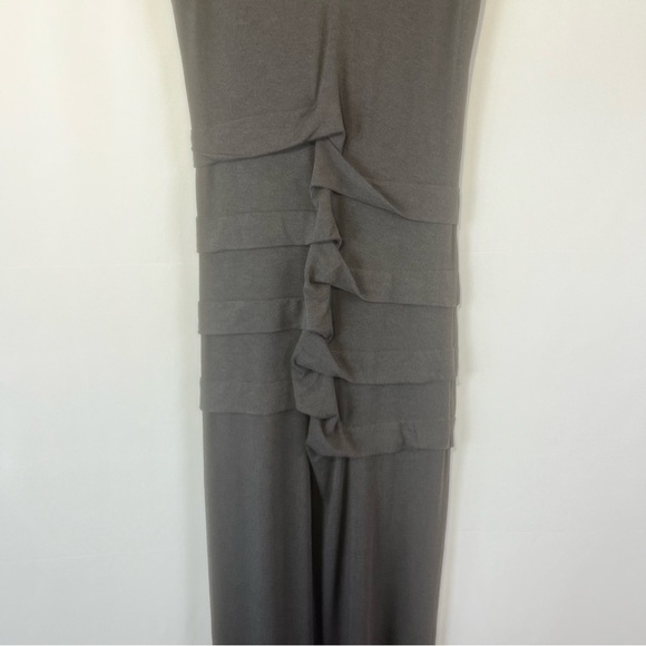 Marste Ruched Dubai ruched bodycon tank top Black Bodycon with Slit 4-6 Gray - Picture 12 of 14